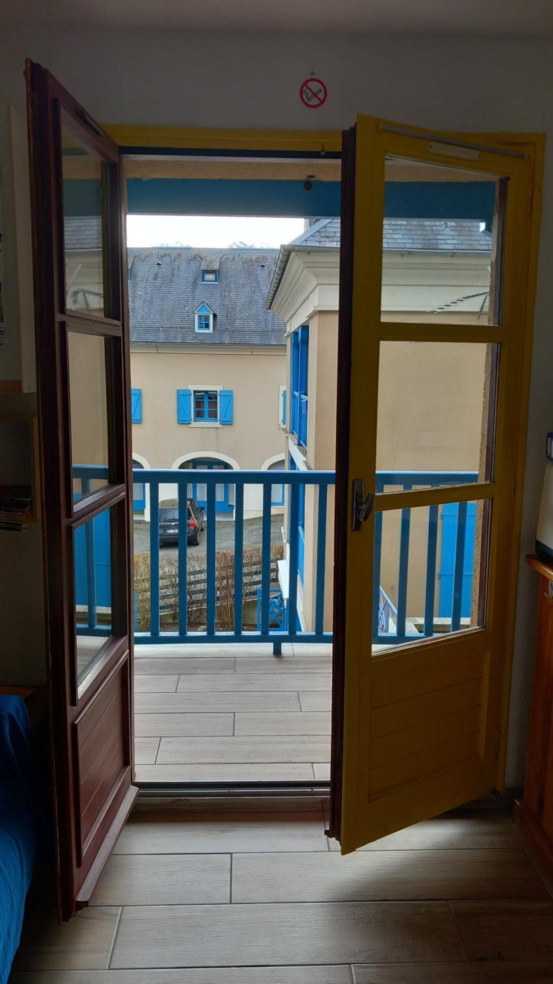 Joli studio avec balcon donnant sur la montagne Sainte-Marie-de-Campan Esterno foto